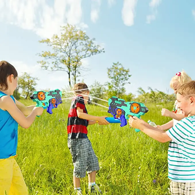 Mini pistola de agua eléctrica para niños, juguete de piscina de actividades al aire libre, regalo de lucha, Super Soaker Blaster Squirt Guns, 2 en 1, Verano