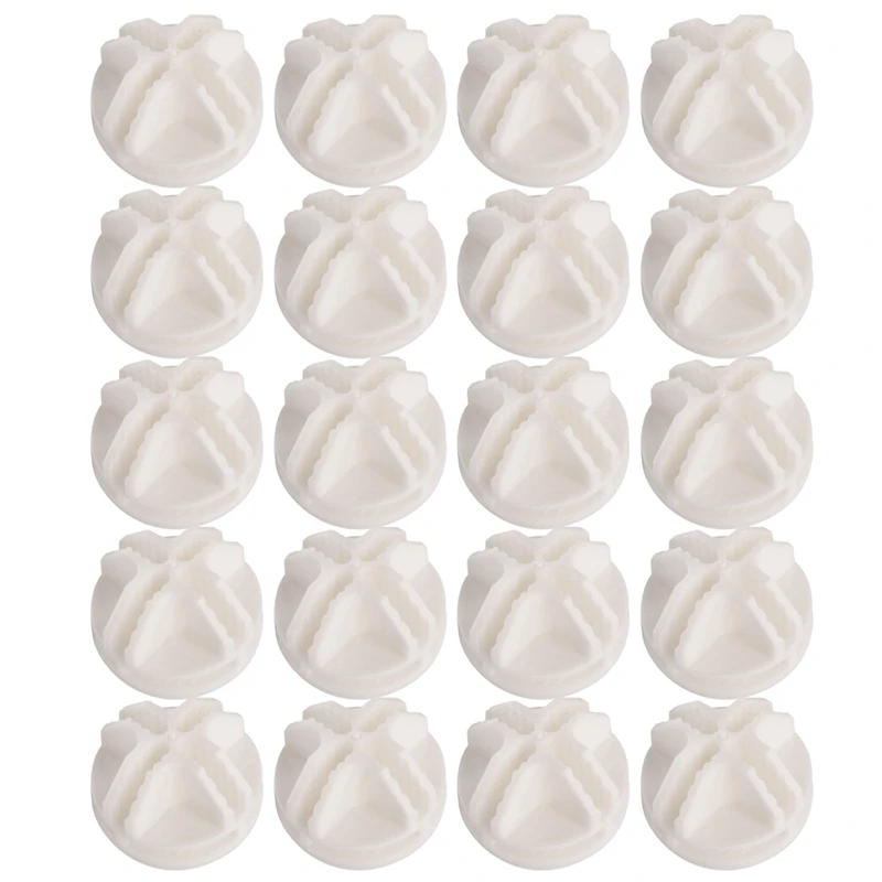 그리드 큐브 커넥터 Abs 커넥터, 와이어 큐브 보관 선반, 흰색, 20 개