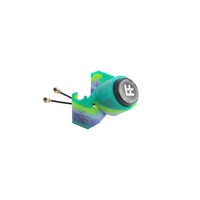 FlyFishRC 3D Printed O3 Stubby Antenna Holder Mount Compatible with5-6inch Volador frame for LongRange FPV RC Racing Drone Parts