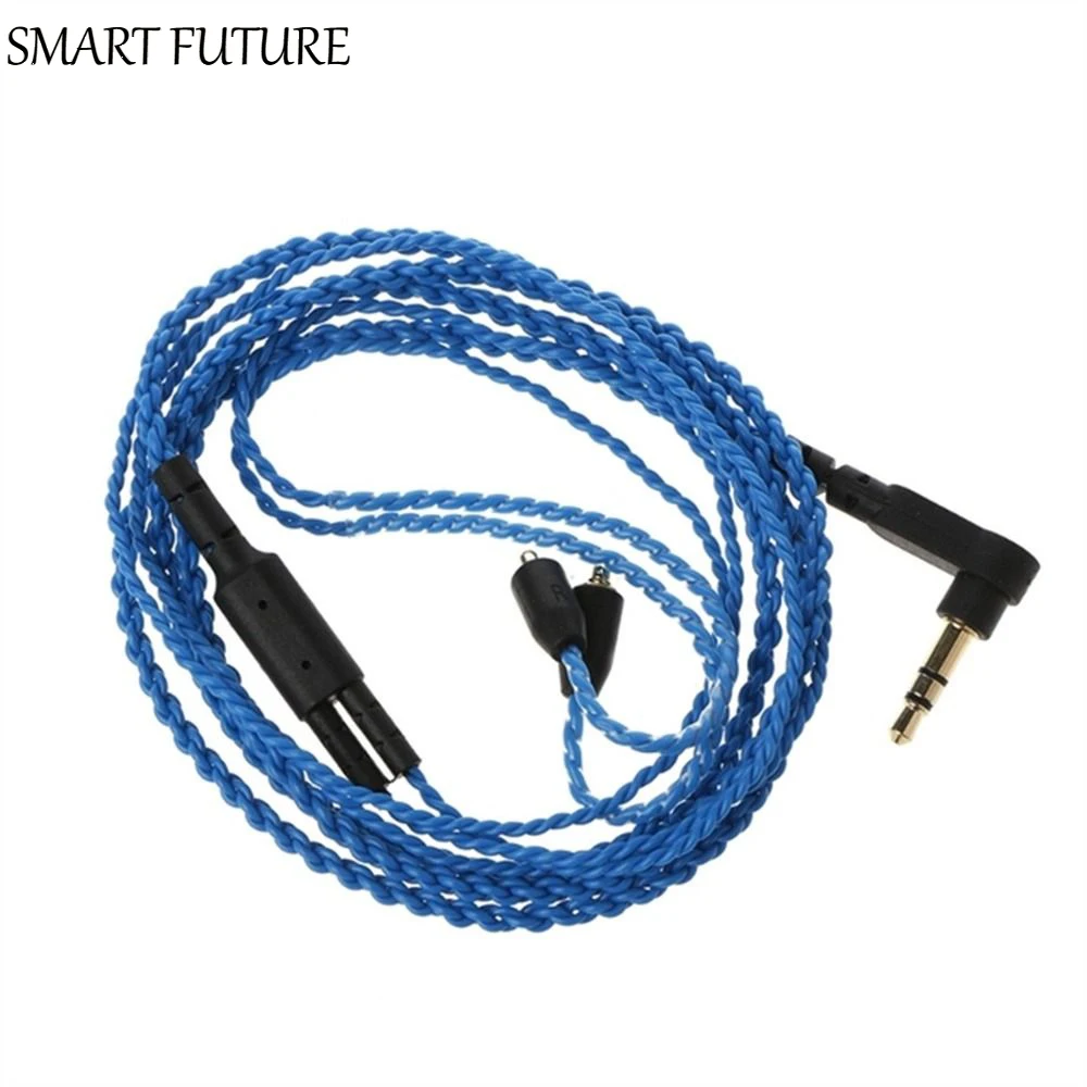 3.5mm MMCX Headphones Cable Upgrade Detachable Earphone Cable Replacement Light-weight Metal MMCX Audio Cable