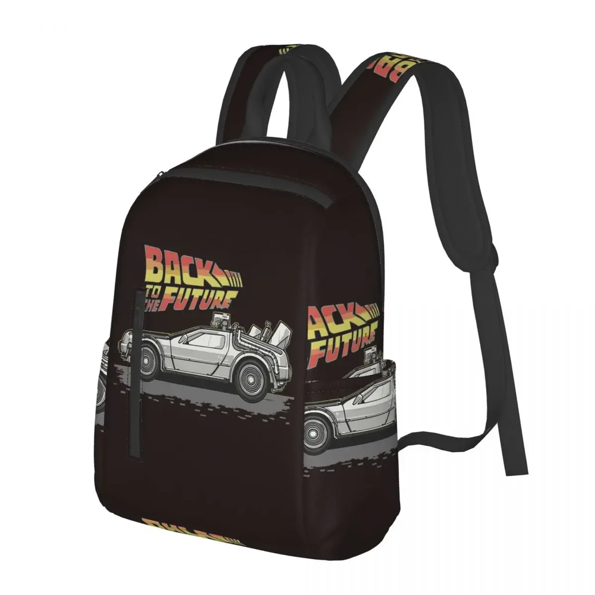 

Back To The Future Student Backpack School Bag Hiking Travel Daypack for Boys Girls Fashion Bookbag Shoulder Bags