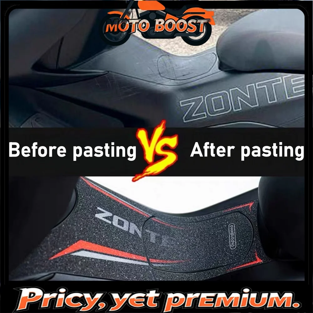 

Suitable for ZONTES 350D fuel tank stickers, these thickened rubber decals and stickers protect against scratches.