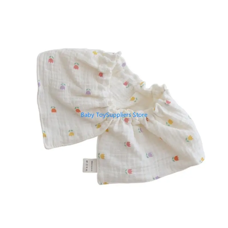 

R1WF мягкие дышащие хлопковые детские нагрудники 4 слоя новорожденных нагрудники Unisex Baby Bibs Портативные новорожденные.