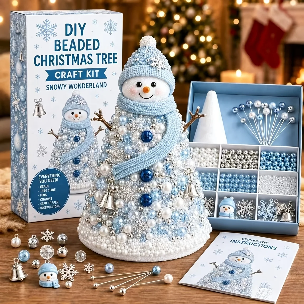 Beaded Christmas Tree Kit 3