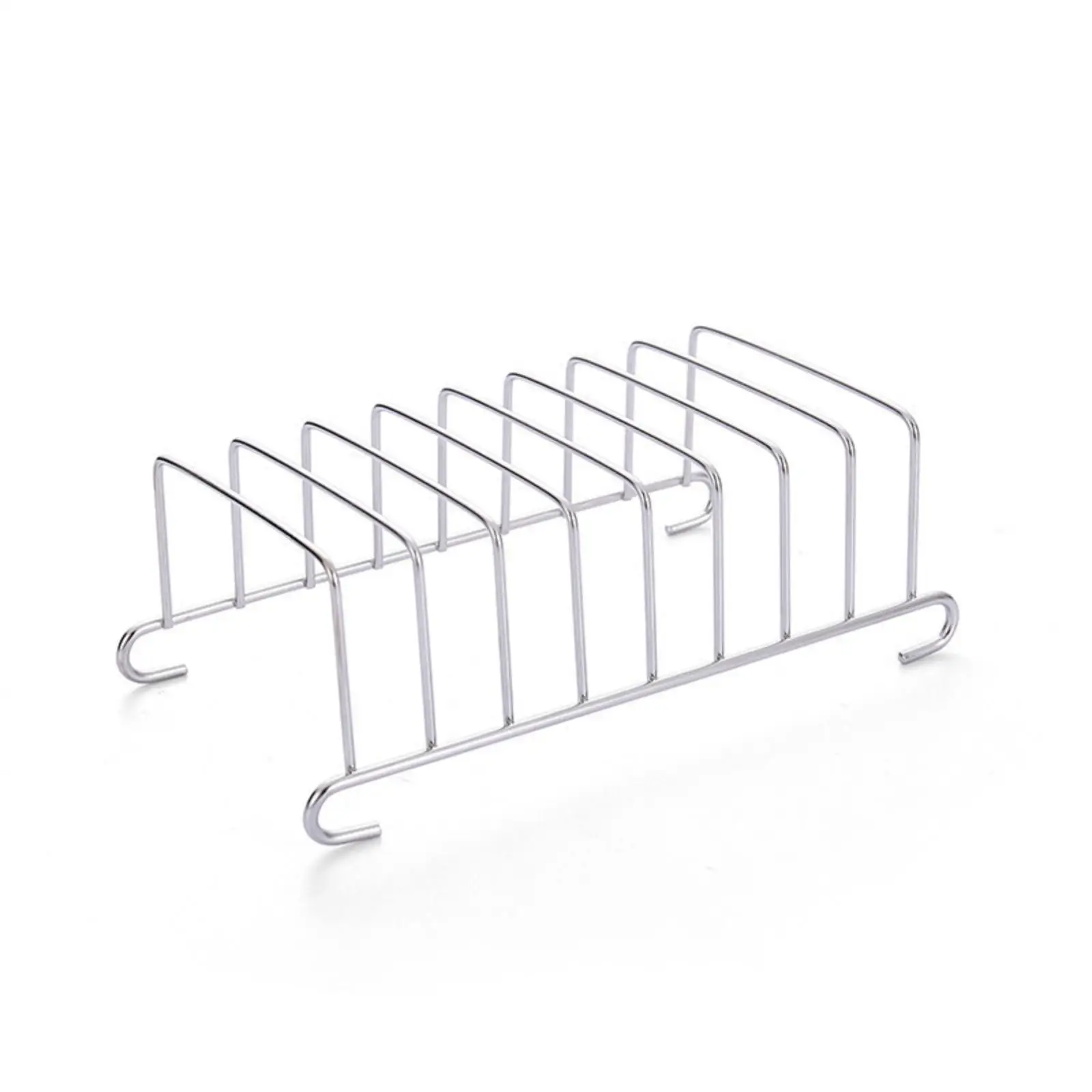 Kitchen Toast Rack Stainless Steel Bread Slicer Holder Open Wire Design for Serving and Cooking Rack for Toaster Oven Use