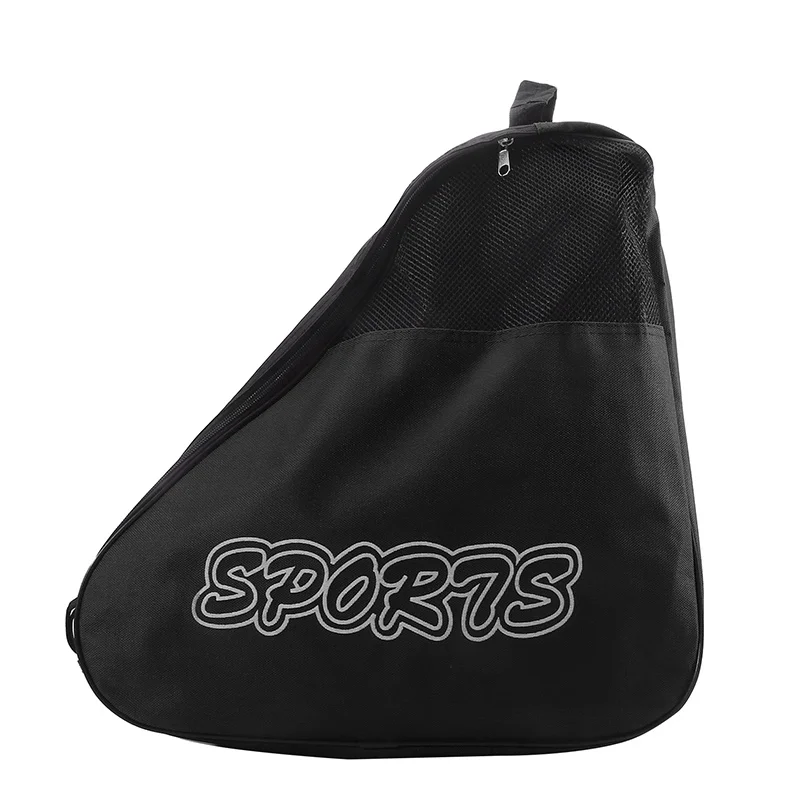 Children's Half Net Roller Skating Bag Adult Skating Shoes One Shoulder Backpack Roller Skating Large Capacity Storage Bag 1pc