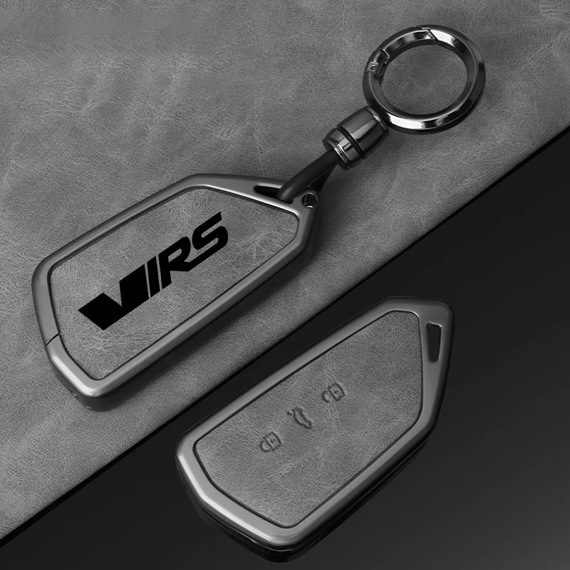 Zinc Alloy Car Key Case Cover for Skoda VRS Octavia Kamiq Kodiaq Karoq RS Superb Fabia Rapid Key Protection Cover Accessories
