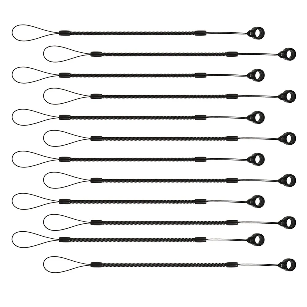 

14Pcs Pen Tether Elastic Stylus Spring Cord Anti-Loss Retractable Lanyard Coiled Leash for Touchscreen Pen Holder Office School