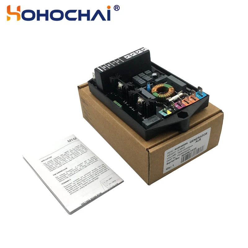 M16FA655A M40FA640A Marelli Generator Spare Parts AVR Automatic Voltage Regulator Replacement 3 Phase Stabilizer