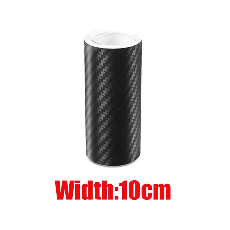 1/2 stücke Carbon Faser Automotive Klebeband Rolle Matte Schwarz Schutz Auto Film Selbst-Klebe Film 3D Auto film Zubehör