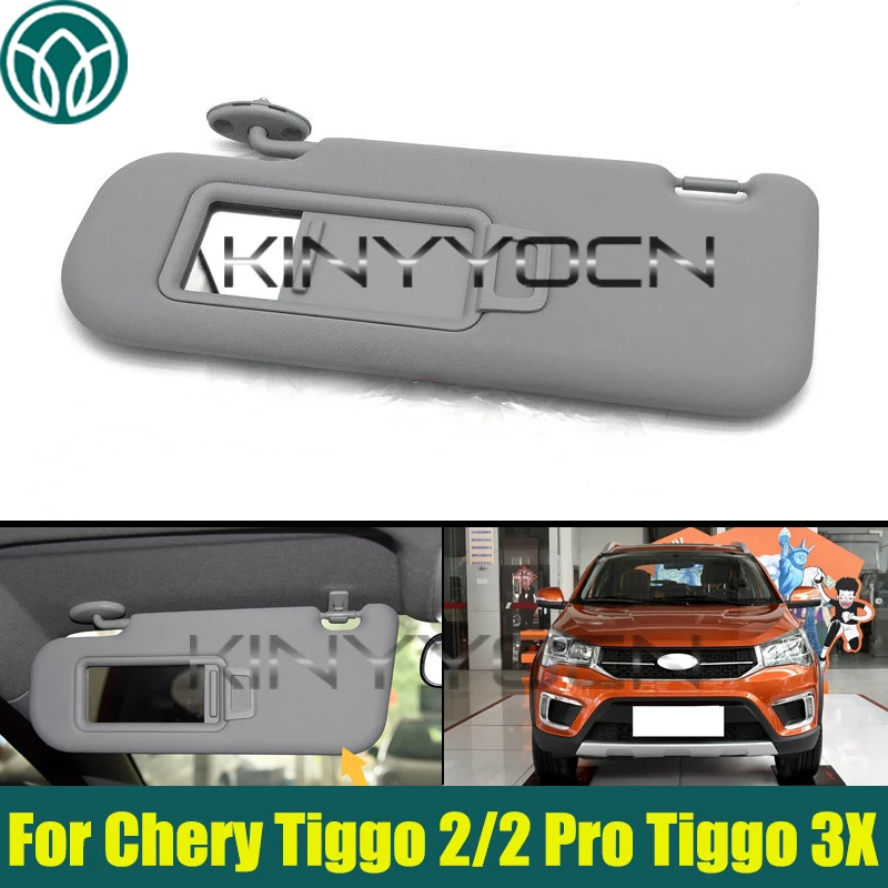 Car Sun Visor For Chery Tiggo 2 Tiggo 2 Pro Tiggo 3X Sunvisor Without Makeup Mirror