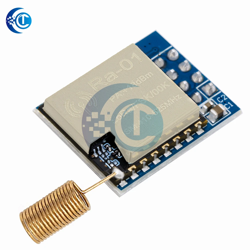 Moduł bezprzewodowy LoRa SX1278 RA-01 RA-02, wykorzystujący technologię rozszerzonego spektrum, 433 MHz, z interfejsem szeregowym SPI i anteną, przeznaczony do Arduino. — zdjęcie produktu 4