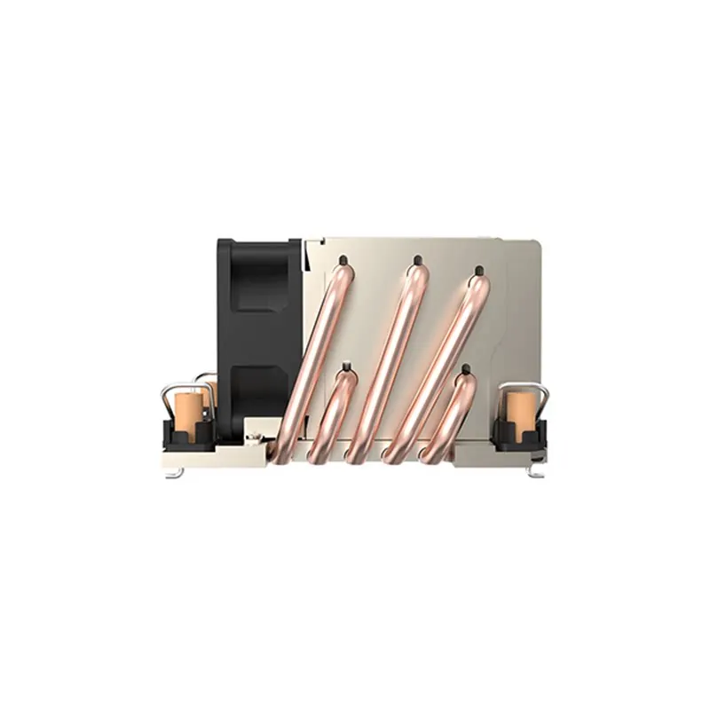 COOLSERVER 2U‑M82/M87 5‑Heat‑Pipe 2U Server CPU Cooler Dual Ball Bearing 320W TDP For LGA4189 LGA4677 Industrial Heatsink