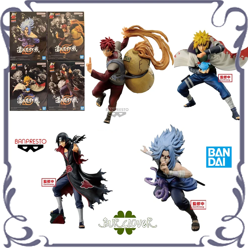 

BANDAI оригинальная серия BANPRESTO FIGURE COLOSSEUM I love Luo Namikaze Minato Itachi Uchiha аниме фигурки модель подарки в наличии