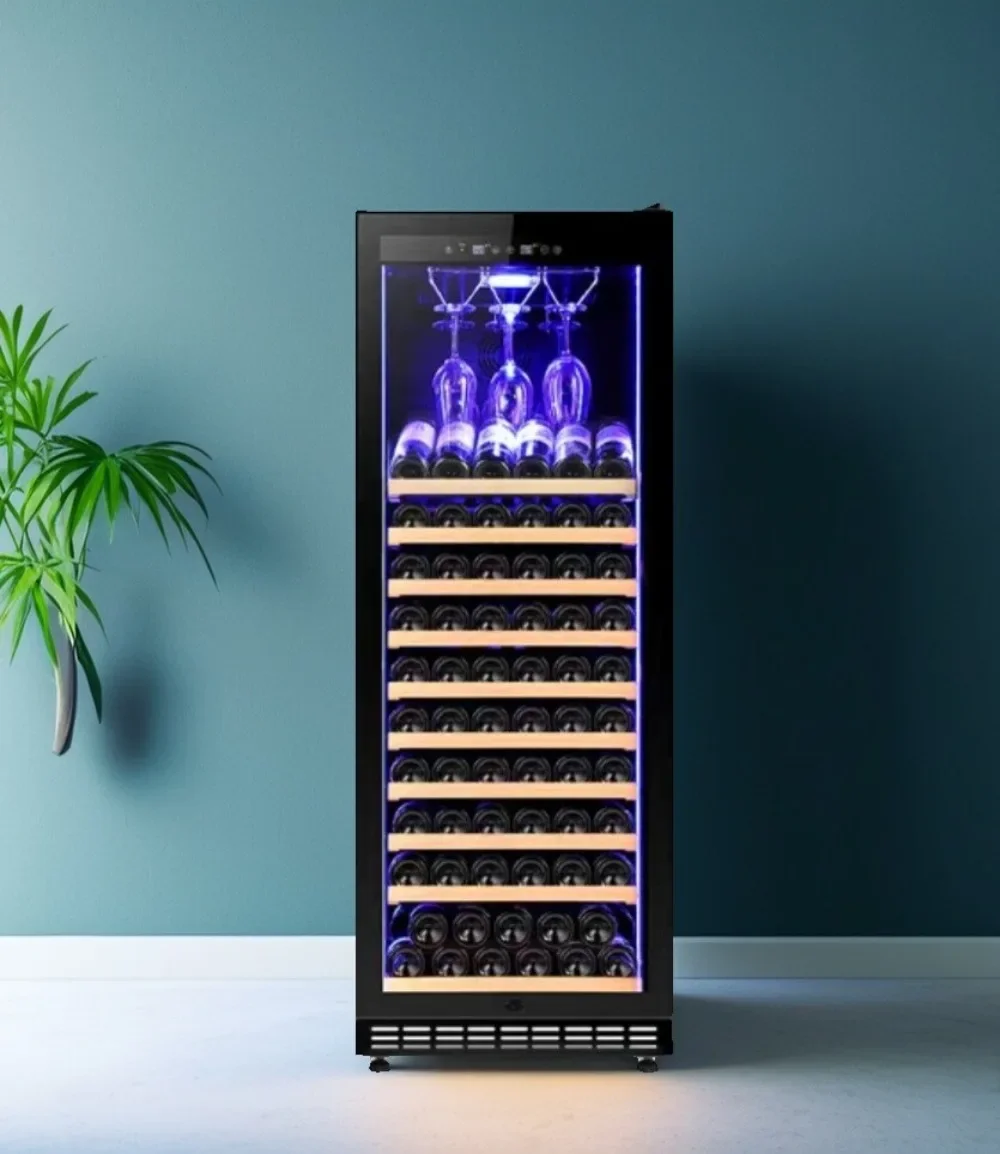 Hanging glass wine cabinet Red wine cabinet Constant temperature