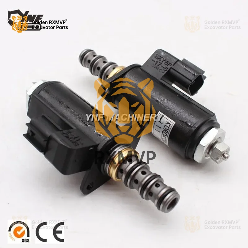 For Kobelco Sk200-6e 230-6e Yn35v00041f1 Kdrde5k-31/30c50-102 Main Pump Solenoid Kobelco Excavator