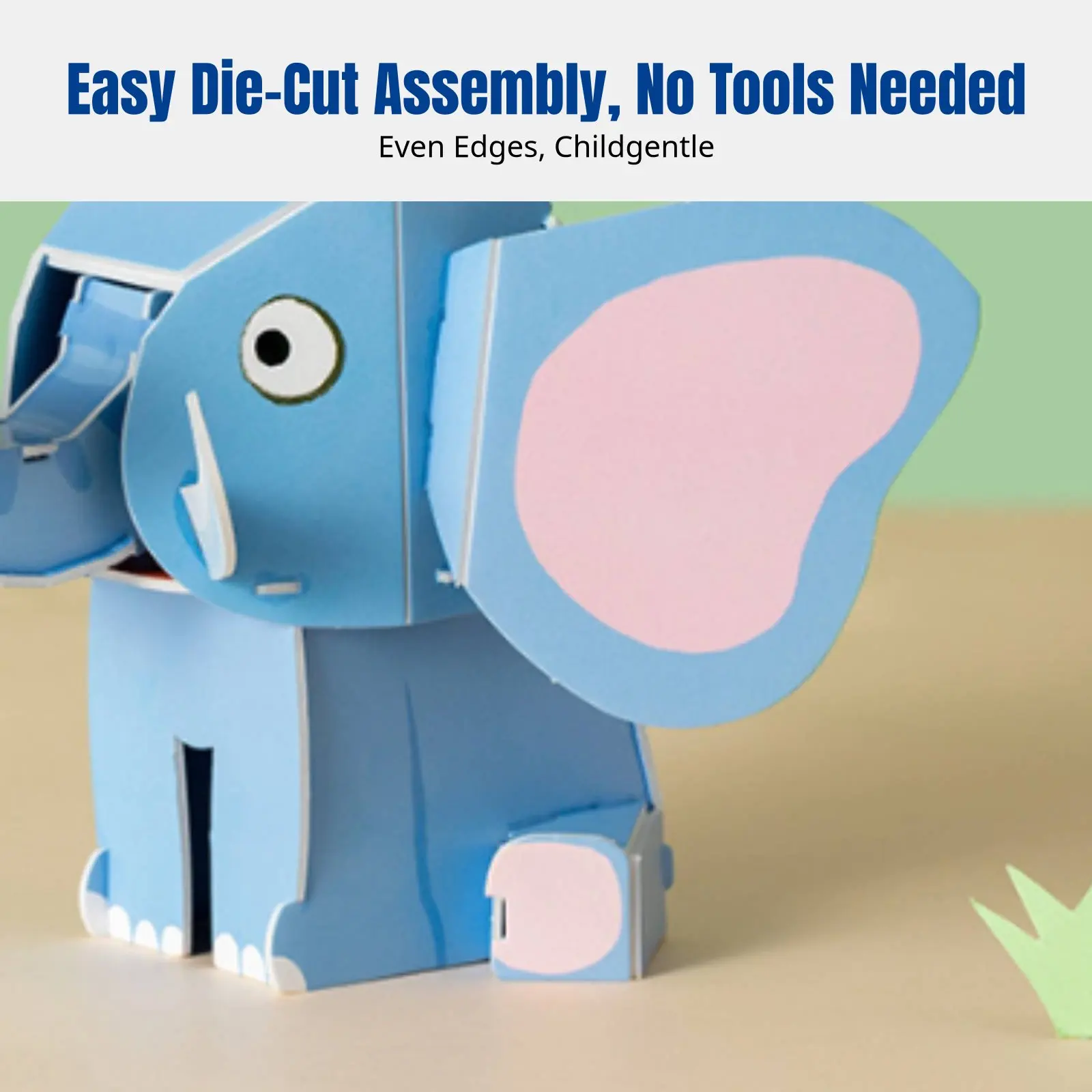 

3D Creature Model Kit Paper Model, DIY Educational Toy for Kids, Early Learning, Preschool Activity