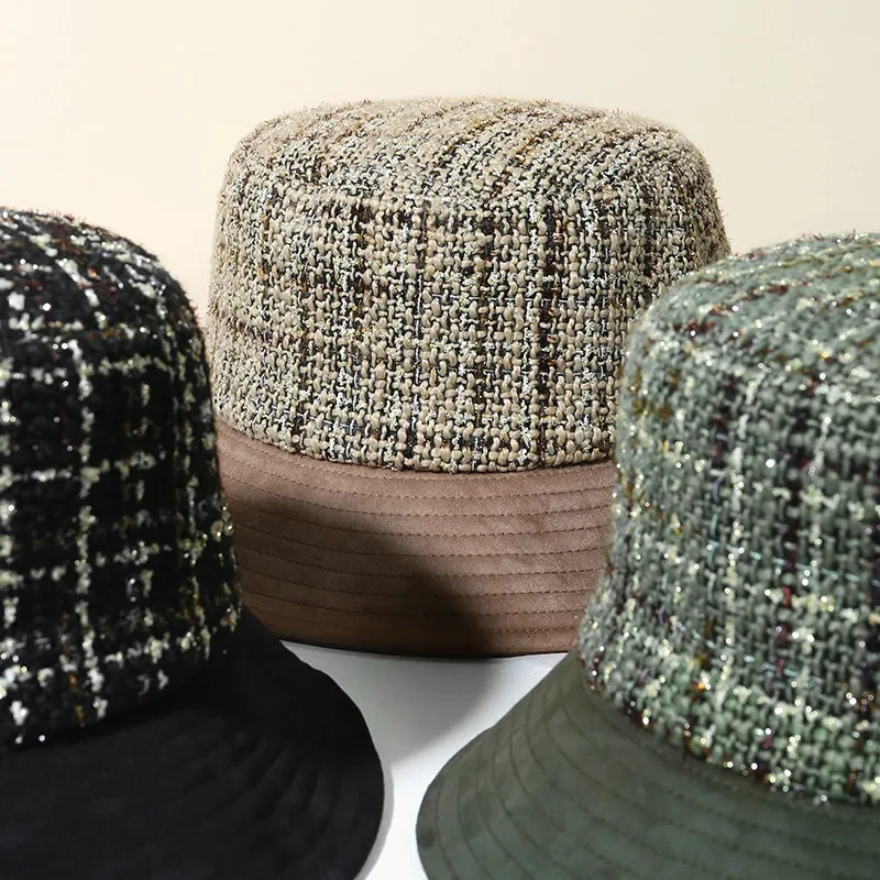 

Осень/зима 202, рыбацкая шляпа, женская модная панама, элегантная широкополая панама, универсальная и стильная A09