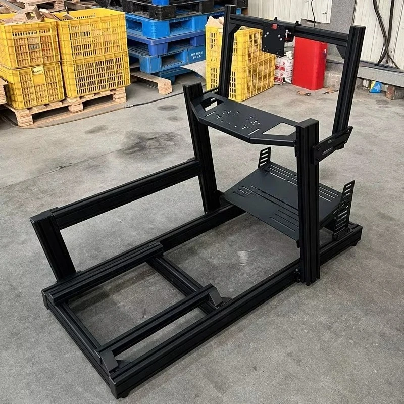 4080 Aluminum Driving Professional Simulator RC Racing Simulator Wheel and Pedal and Shifter Sim Racing Cockpit Chassis Sim Rig