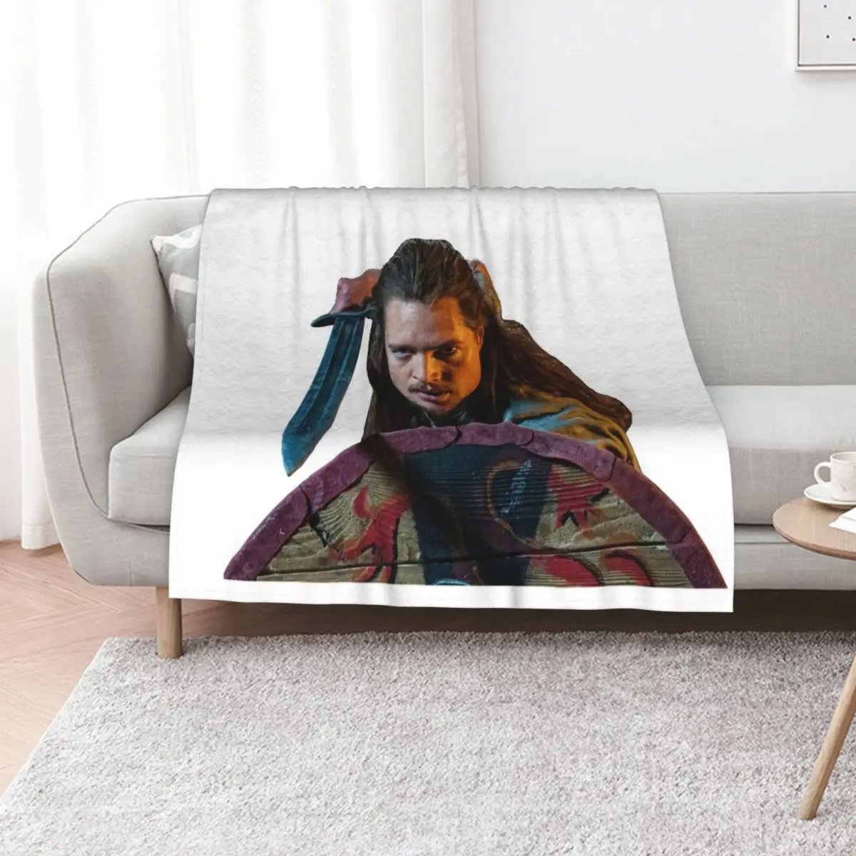 Last Kingdom - Uhtred Throw Blanket Extra Large Throw Tourist Retros Decoratives for sofa Soft Plush Plaid Blankets