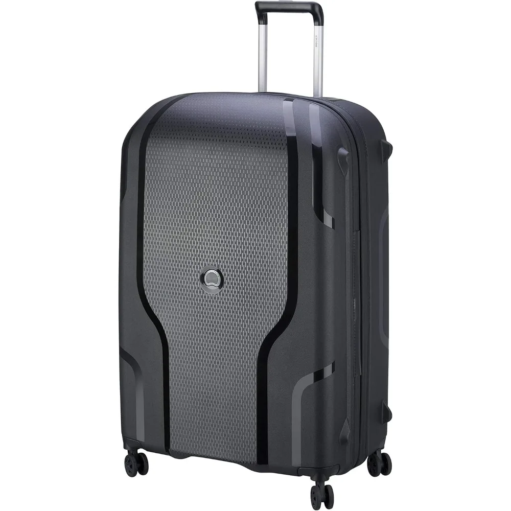 equipaje rígido expandible Paris Clavel con ruedas giratorias, negro, grande 30 pulgadas