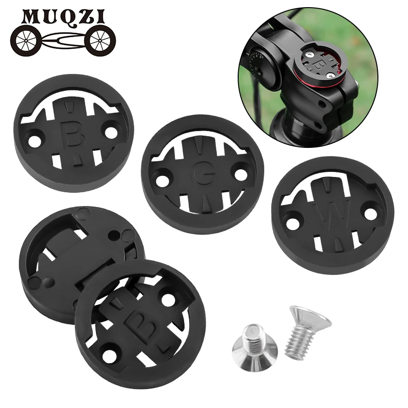 MUQZI Computer-Halterung, Basisadapter, Vorbau oben, Kappenhalter, kompatibel mit Garmin Wahoo Bryton