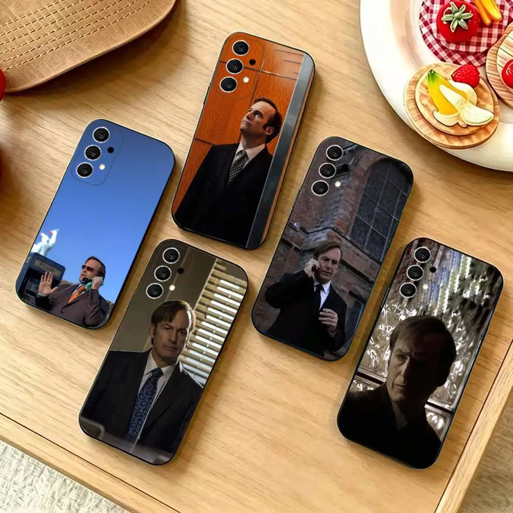 B-Better Call Saul Jimmy Shockproof Black Cell Phone Cover, Fit for Samsung S20,S21,S22,S23,S24,S25,S26,Ultra,Plus,FE,Lite
