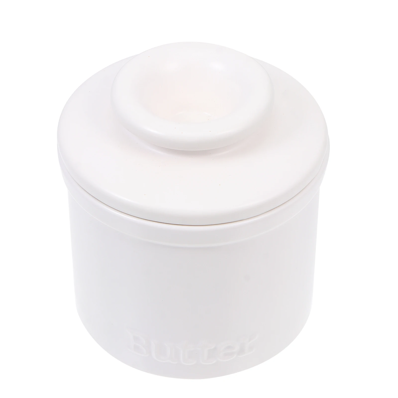 

1Pcs Kitchen Butter Jar Ceramic Storage Container with Inner Lid Cup for Cheese and Snacks Food Freshness Jar
