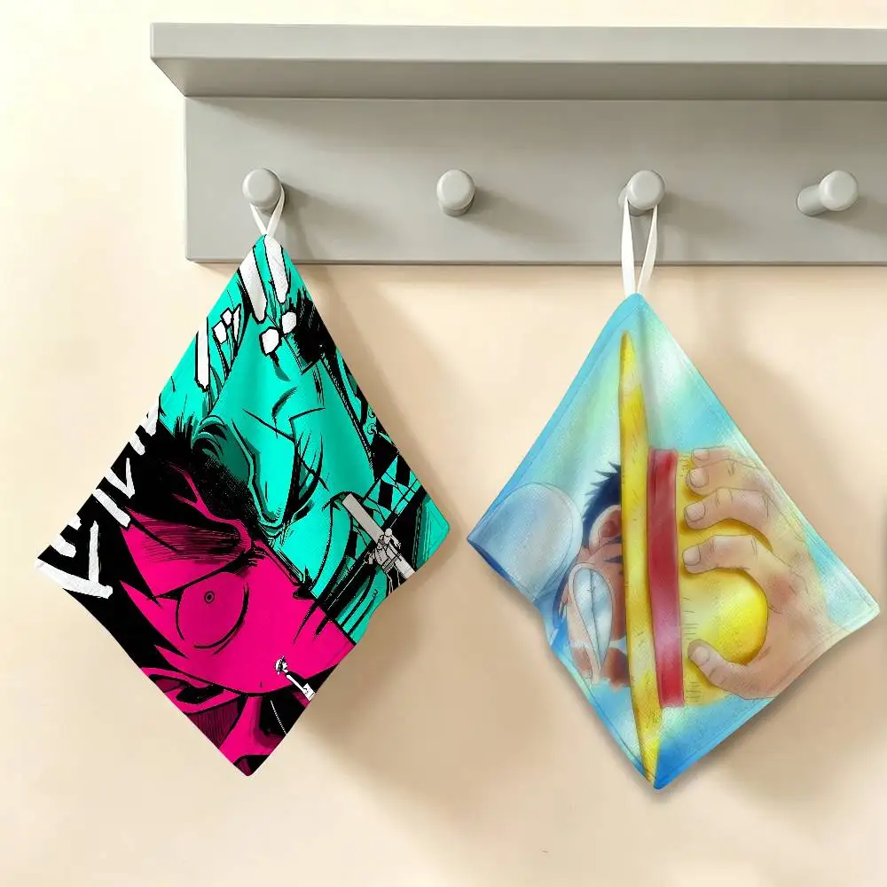 Adventurous O-OneS P-PieceS Polyester Cotton Hanging Kitchen Towel, Skin Friendly Hand Wiping Towel for Hotel Cafe Household