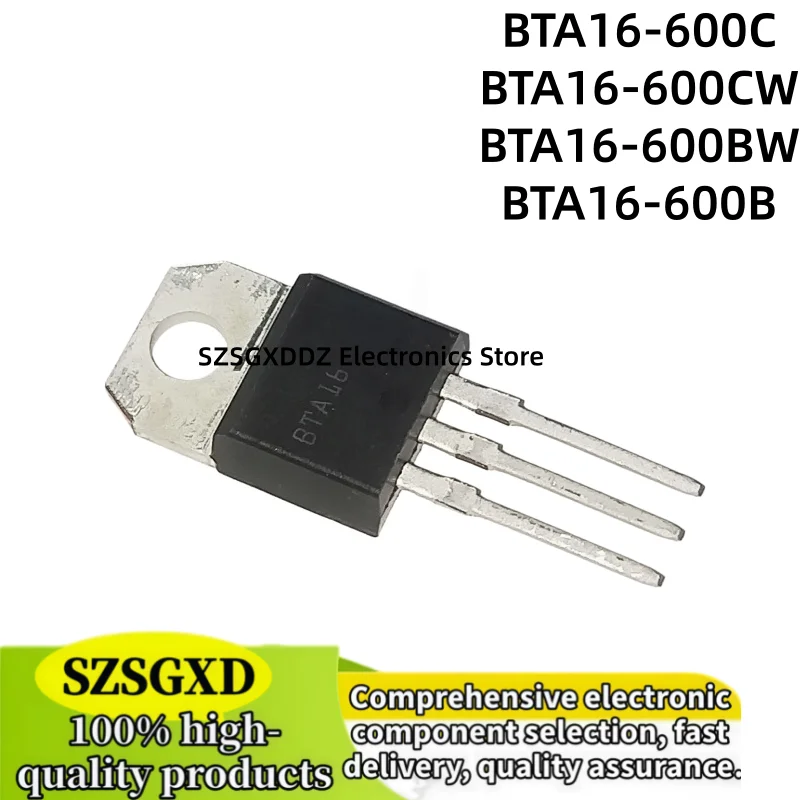 10-20PCS new transistor de BTA16-600B BTA16-600C BTA16-600BW TO-220, BTA16-600CW, BTA16600B, BTA16600C, BTA16600BW, BTA16600CW
