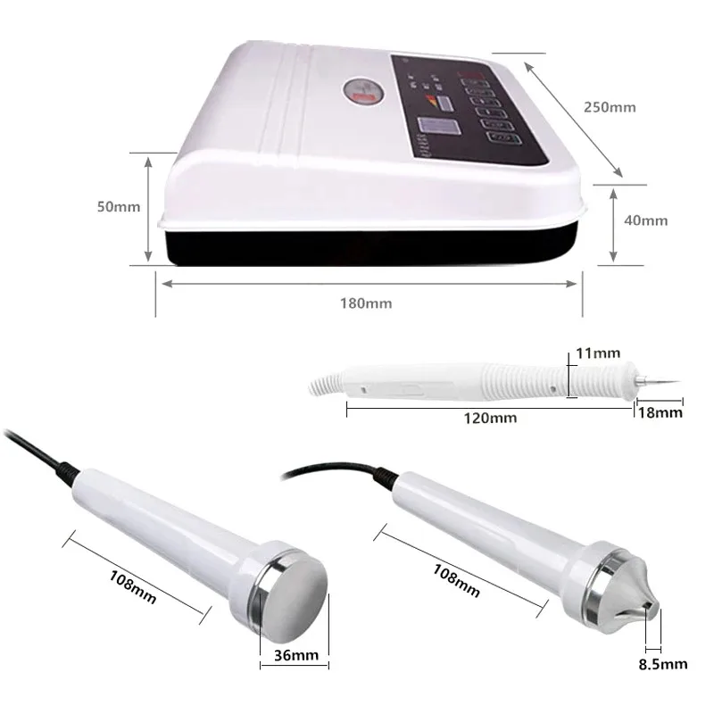 آلة الوجه بالموجات فوق الصوتية أدوات العناية بالبشرة الوجه والجسم مدلك بالموجات فوق الصوتية يشد الجلد رفع إزالة السموم جهاز الجمال #4