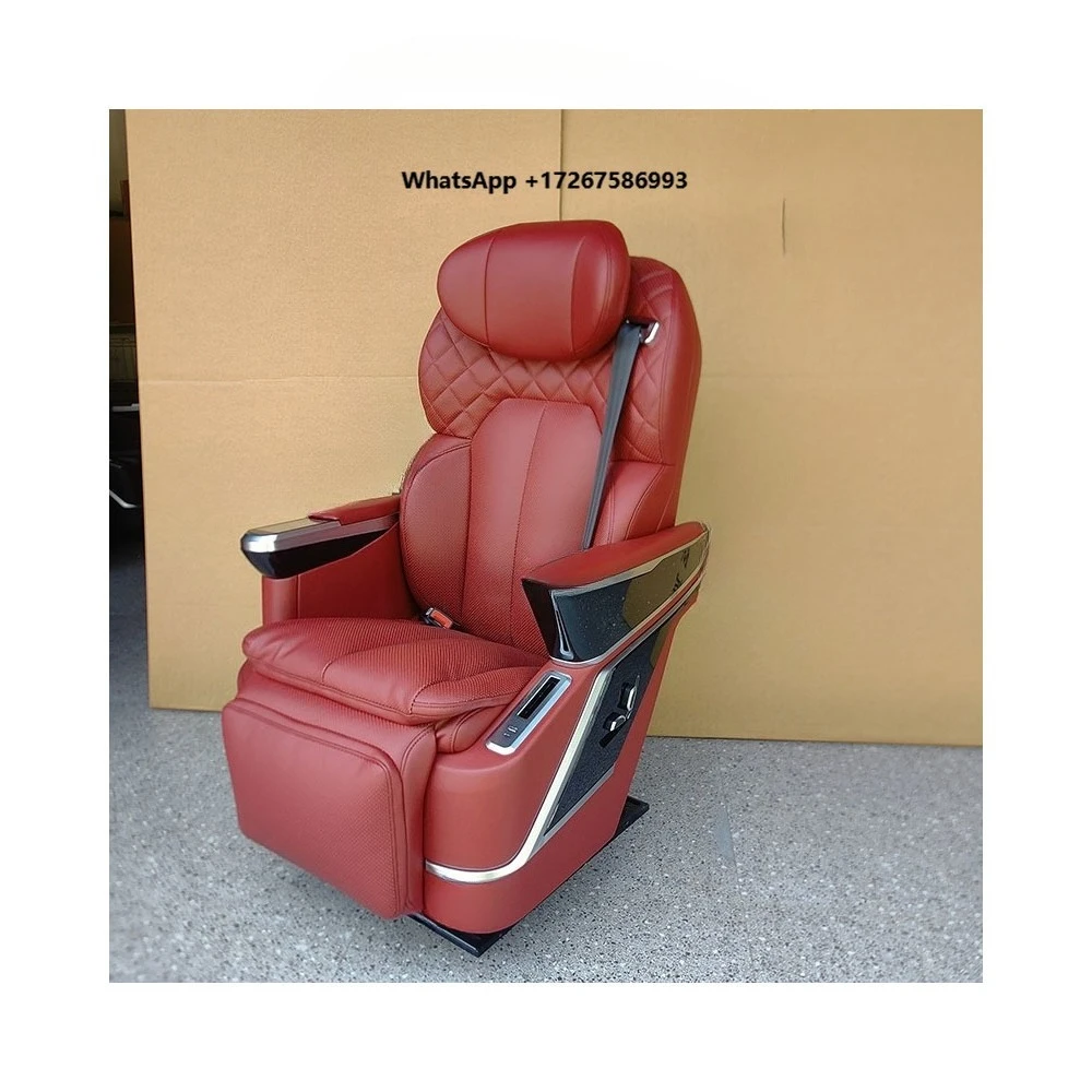 Luxury Vito W447 Airline Captain Car Massage Seat for  Sprinter Van Made of Nappapi Material