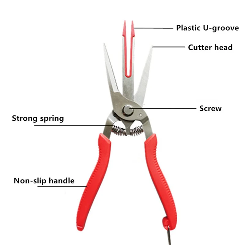 Double-edged Apple Picking Scissors Kiwi Pear Fruit Tree Scissors Yangjiang Double Mouth Thinning Fruit Thinning Scissors