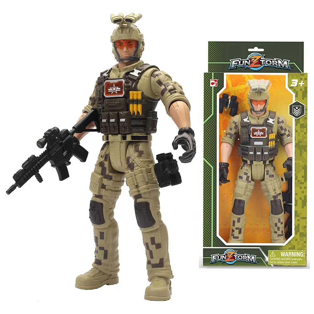 

4D Master Funztorm Series Special Forces Model Joint Mobility with Weapons Military Model Toy Children Puzzle Toy Gift in Stock
