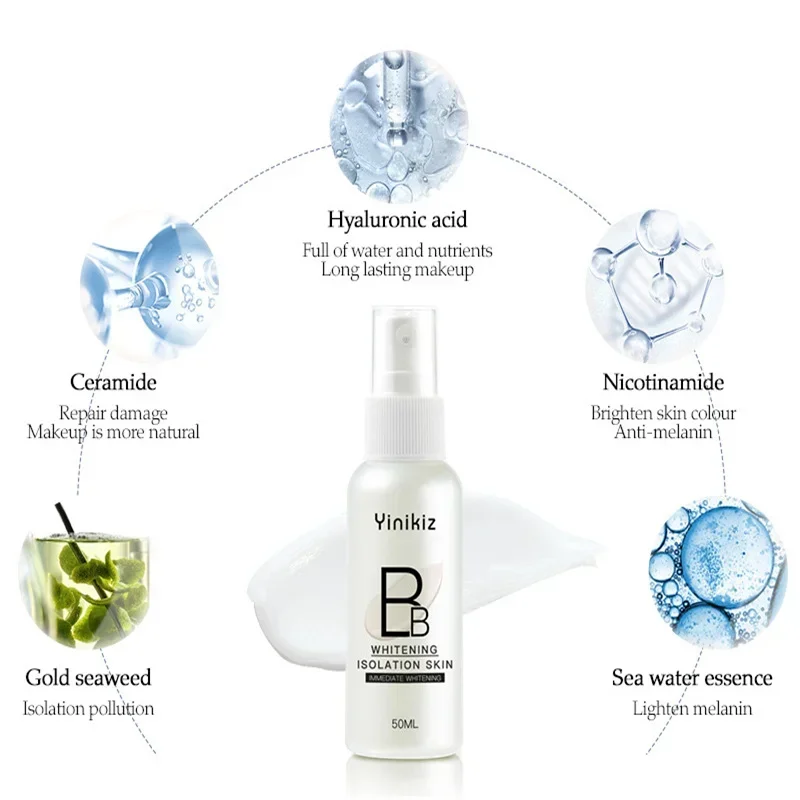 Spray BB crème correcteur, éclaircissant, blanchissant, hydratant, base visage fond de teint, maquillage beauté soins de la peau, cosmétique coréen, 20ml