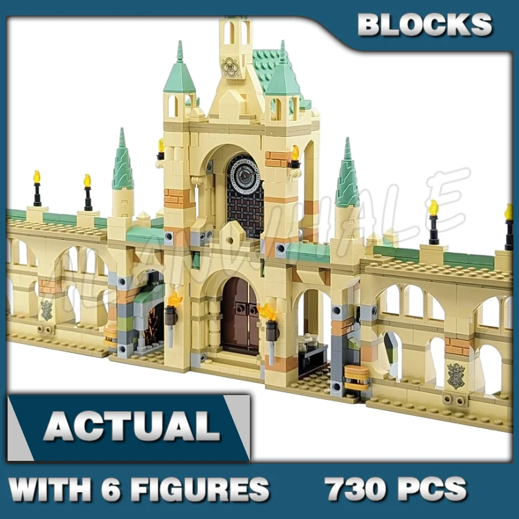 561 pièces monde magique des sorciers parlant tri chapeau brique sonore parlant en continu 81029 blocs de construction jouet Compatible avec le modèle