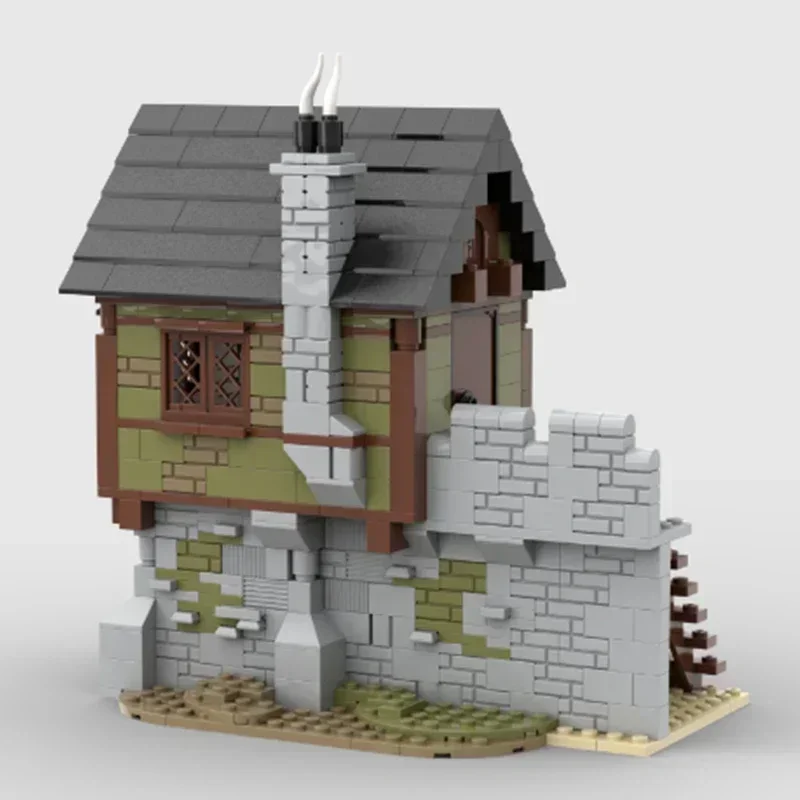 Medieval Fortress Model Moc Building Bricks Black Falcons Castle Technology Modular Blocks Gift Christmas Toys DIY Sets Assembly