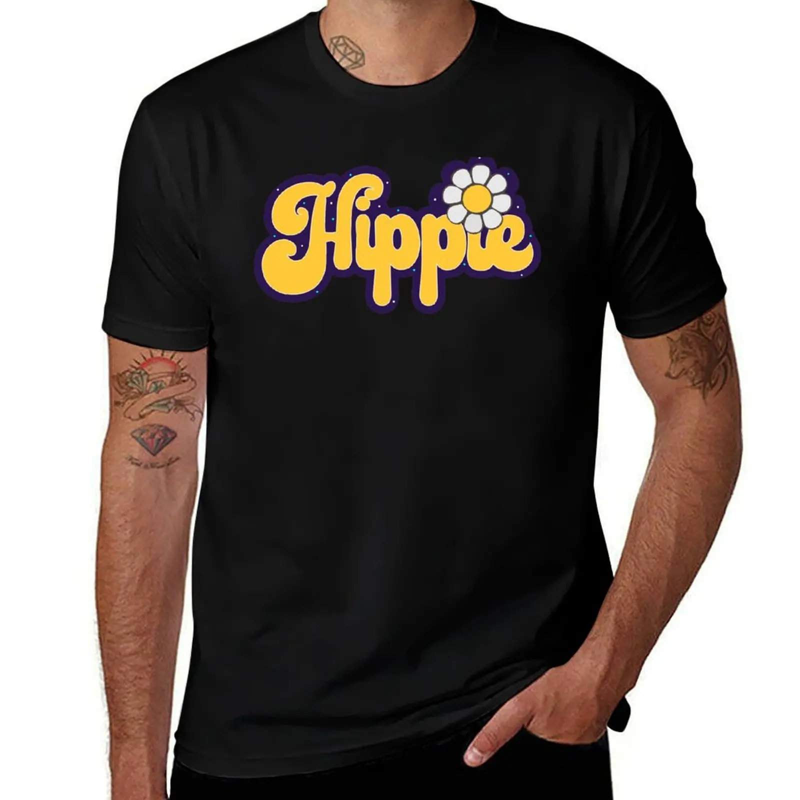 

Hippie T-Shirt t shirts for man pack white cotton t shirt man anime t shirts oversize T-Shirt
