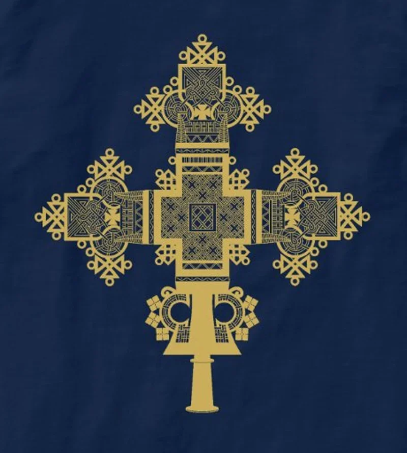 

Ethiopian Cross Fashion Design T-Shirt Summer Cotton Short Sleeve O-Neck Men's Casual T Shirt New S-3XL