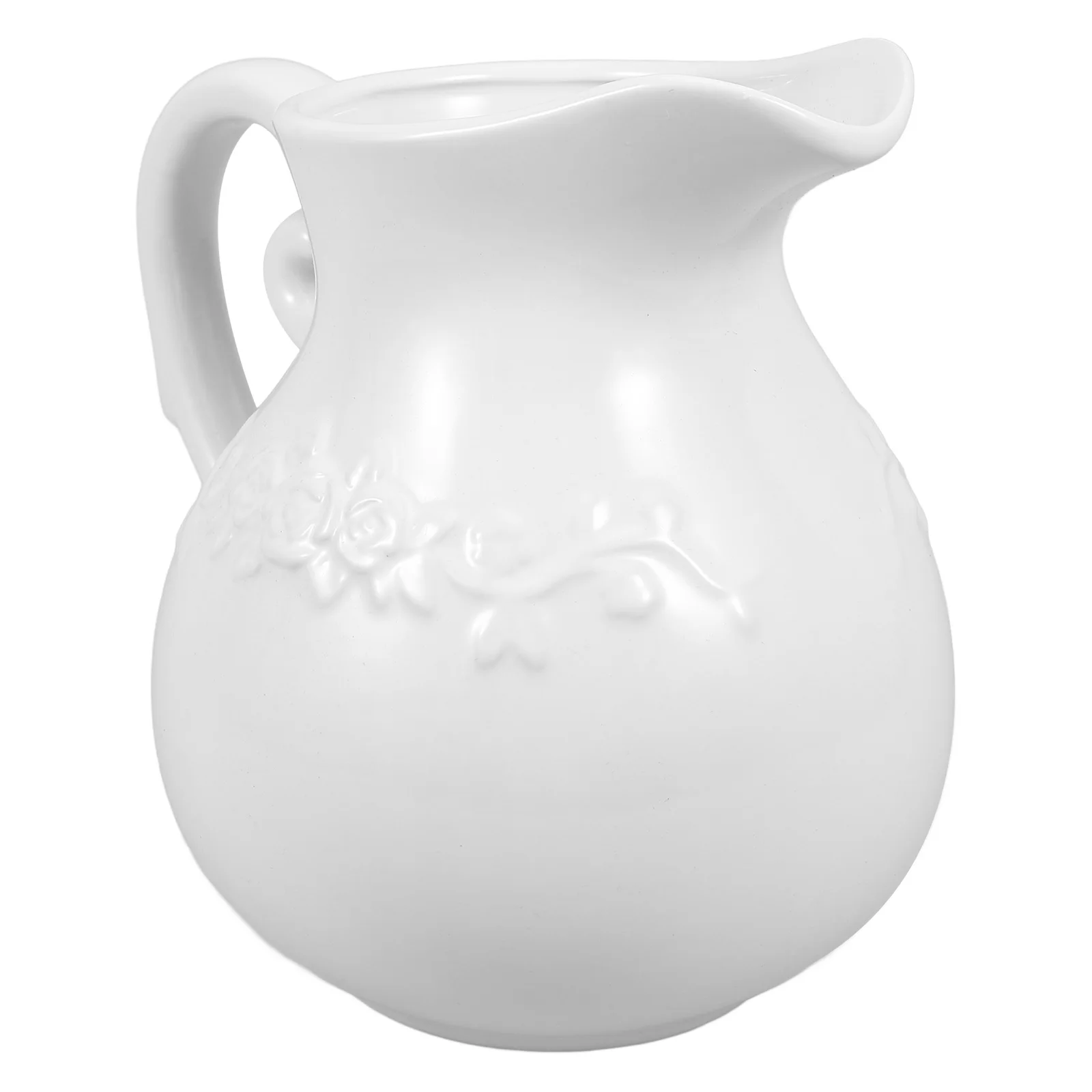 Ceramic Pitcher Vase Retro European Style Creative Flower Arrangement Holder for Home Office Decor Desktop Floral Display Dried