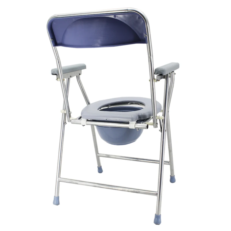 China Hot Sale Hospital Bathroom Folding Toilet Chair/ Commode Chair/Potty Chair Adult For Elderly With Seat