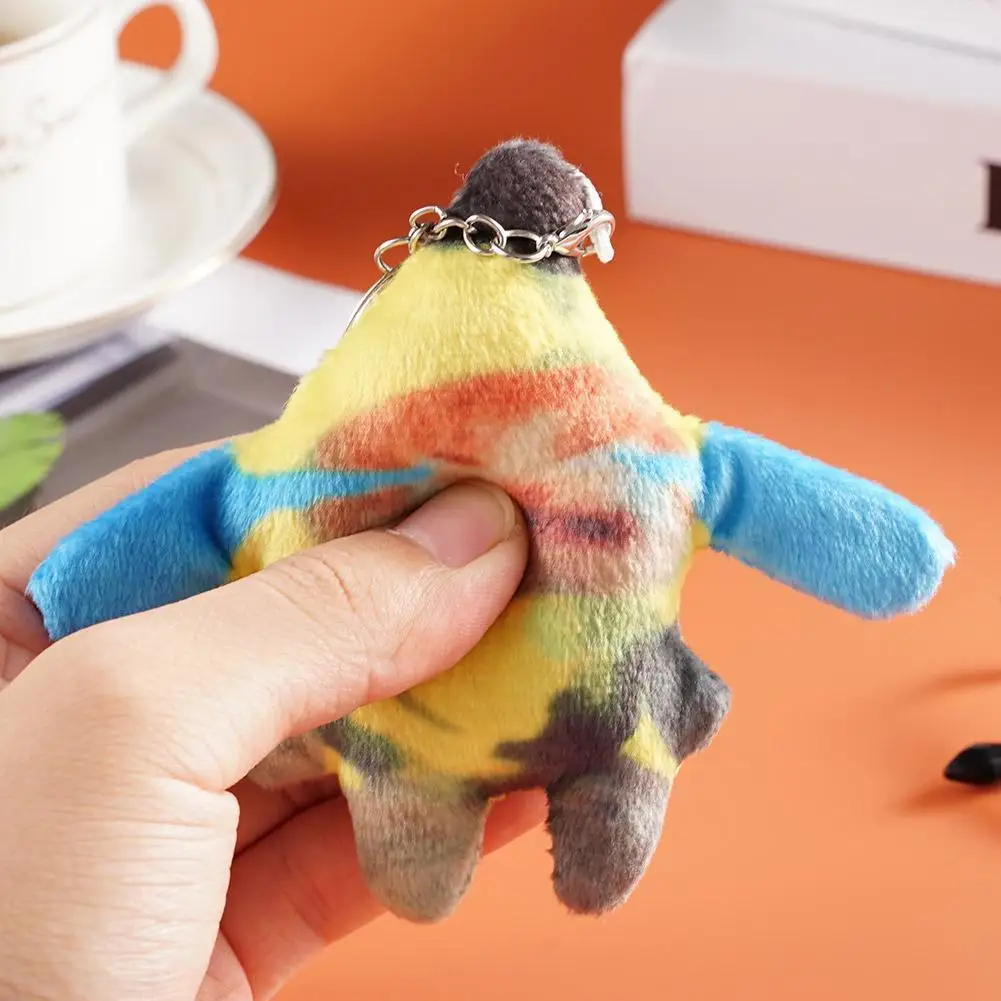 

Banana Cat Plush Toy Banana Cat Crying Meme Banana Cat Keychain Plush Toy Funny Car Bag Key Chain Keyring Accessories Kids Gifts