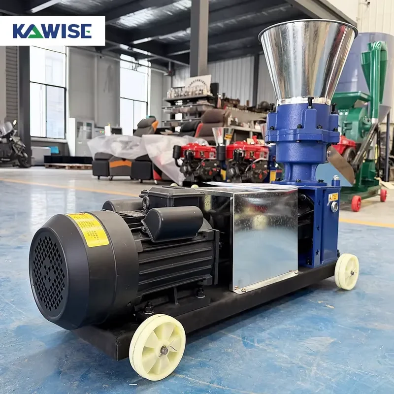 Chicken Feed Pellet Machine for Home Farms Poultry Feed Production Corn Bran and Soybean Meal Pelletizing view 5