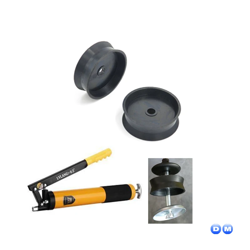 General Accessories for Conventional Manual Butter Guns, Cup Type X for Oil Seal Soft Rubber Rings with Diameter of 56MM ,60MM