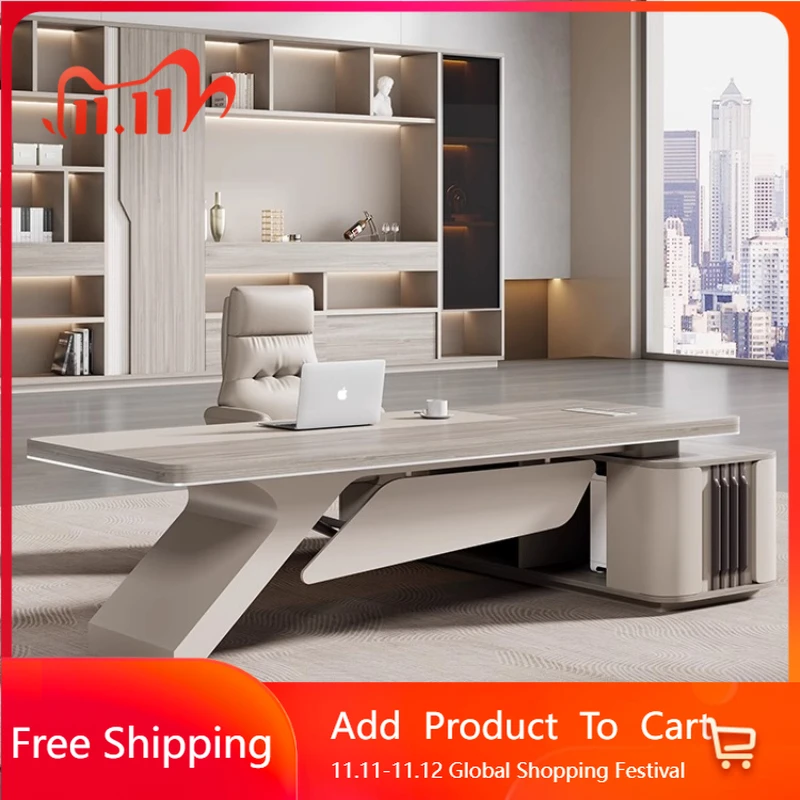 

Unusual Executive Office Desk Creativity Drawers European Boss Computer Desks High End Designer Escritorio Oficina Furniture