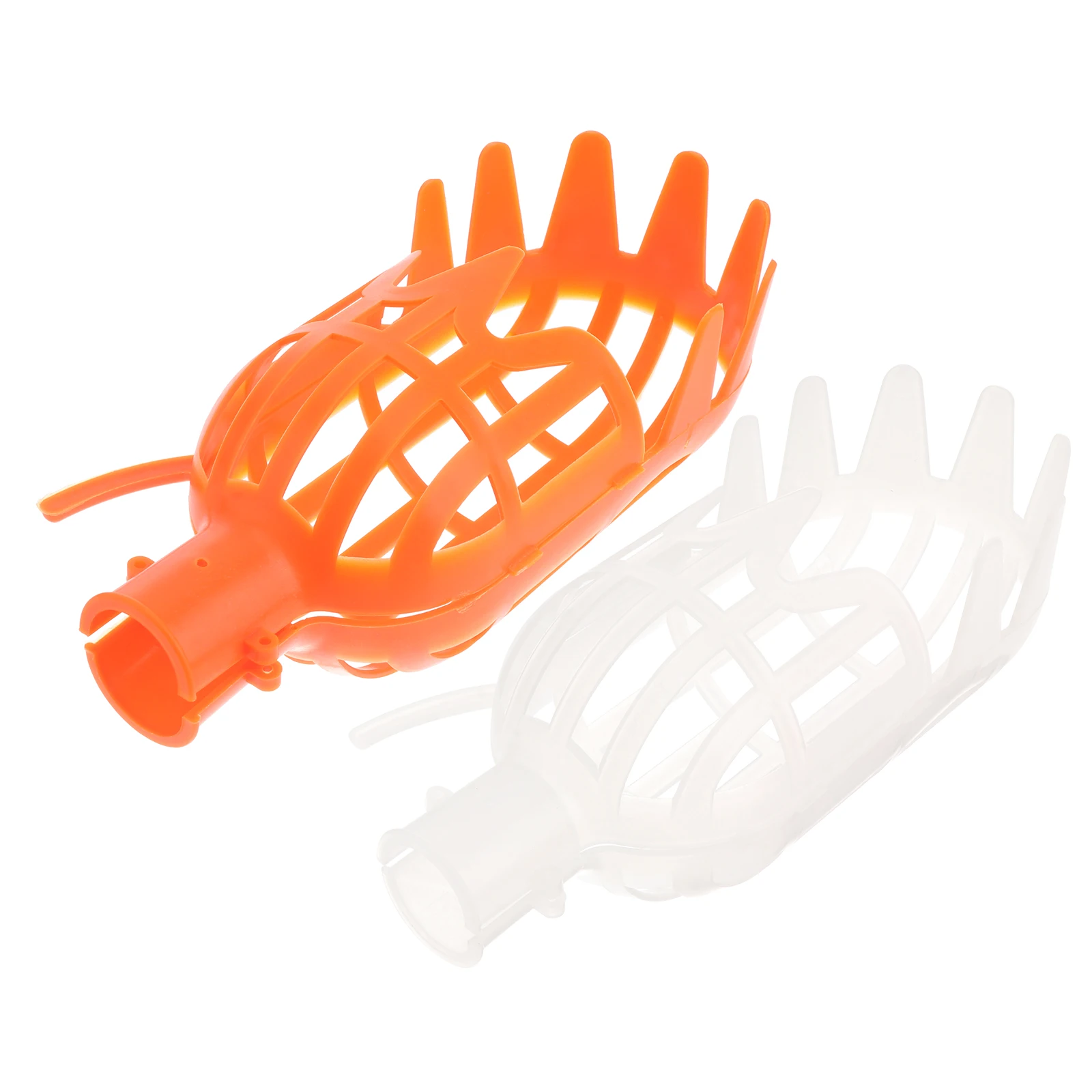 

2pcs Fruit Picker Durable Plastic Baskets Harvesting Aids Citrus Tools Home Orchard Garden Greenhouse Use