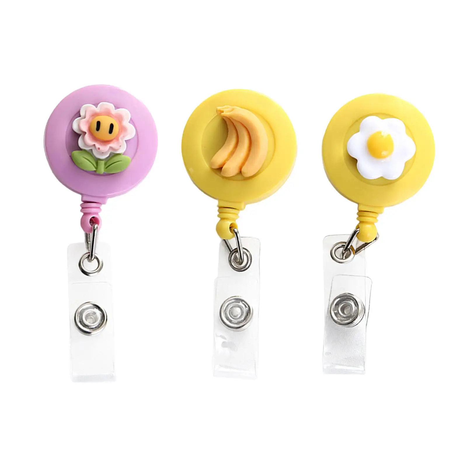 Бейдж с цветочным рисунком, выдвижной держатель для больниц, медсестер, врачей, аптек