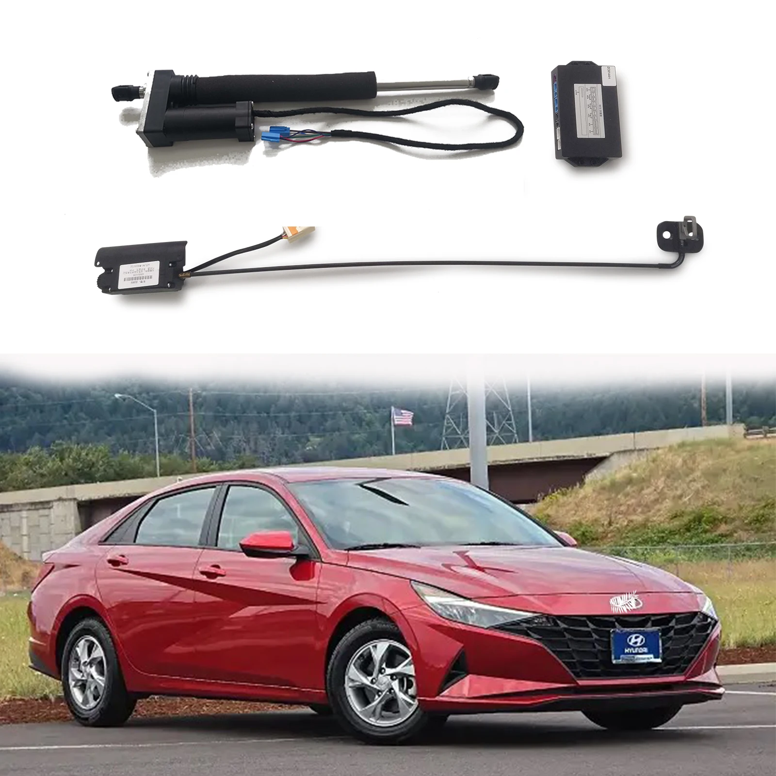

for Hyundai Elantra 2020+ Electric tailgate modified tailgate car modification automatic lifting rear door car parts