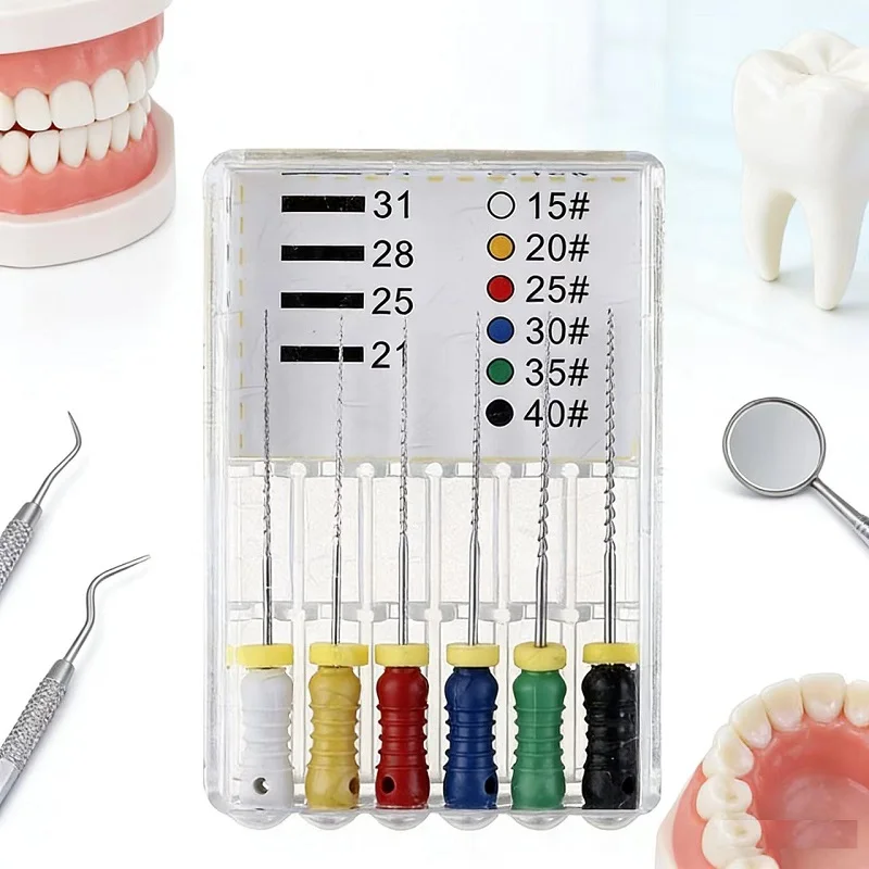 

Набор из 10 коробок стоматологических H-файлов из нержавеющей стали для эндодонтии, ручные инструменты для стоматологов и зуботехнических лабораторий
