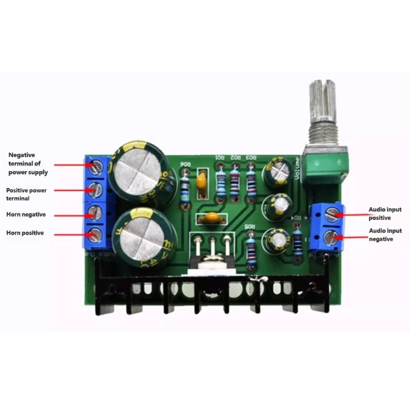 Stable TDA2050 Mono Audios Amplifier Board 5-120W Output Sound Speaker Board